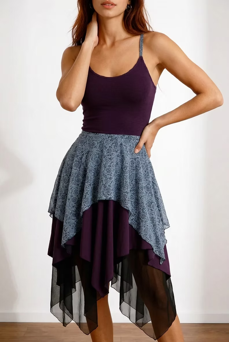 RAINBOW Dress – Deep Purple Magic