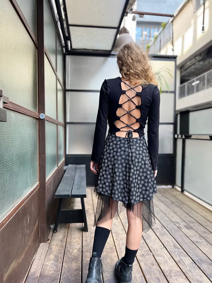 DANI Winter Dress – White Flowers