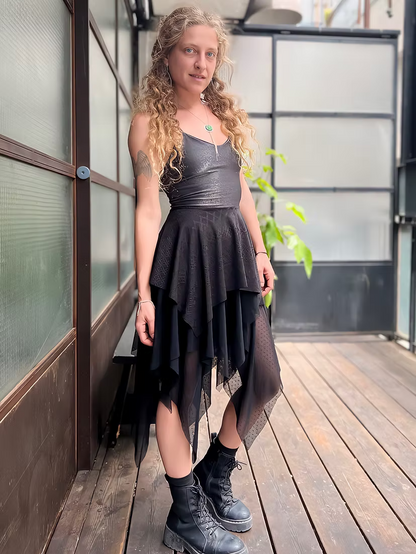 DARK LOVE Dress – Matte Black