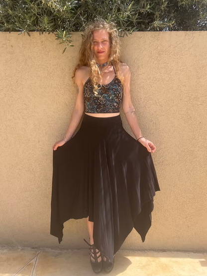 FAIRY Long Skirt – Black Flow Edition