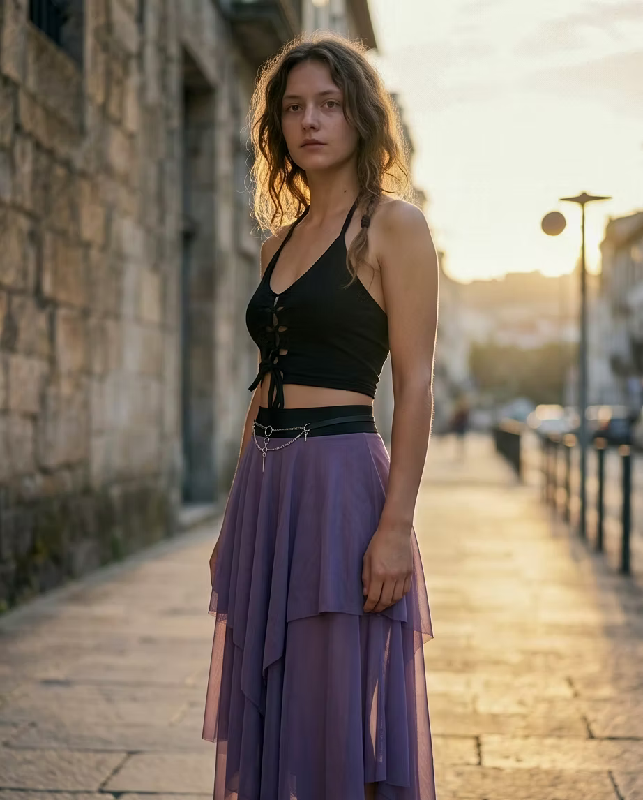 DARK FAIRY Skirt – Dusty Lavender