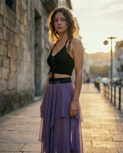 DARK FAIRY Skirt – Dusty Lavender