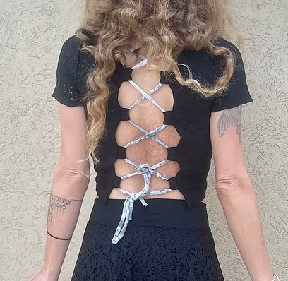 DANI Top – White Tie-Dye