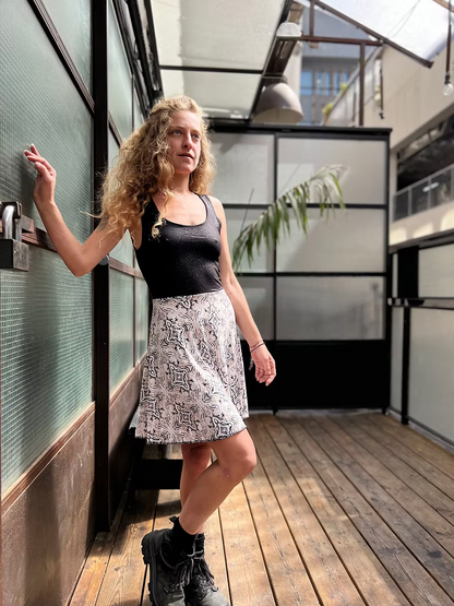 GAIA WHITE PRINT Dress