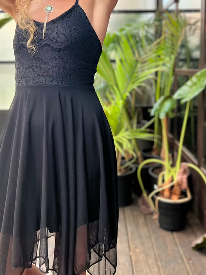 FAIRY Lace & Chiffon Dress