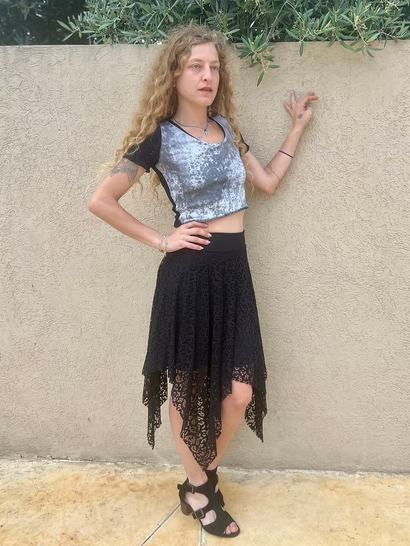 DANI Top – White Tie-Dye