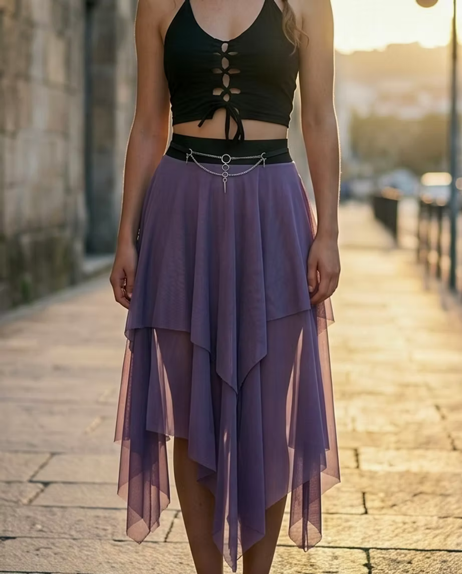 DARK FAIRY Skirt – Dusty Lavender