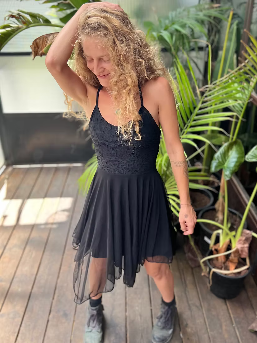 FAIRY Lace & Chiffon Dress