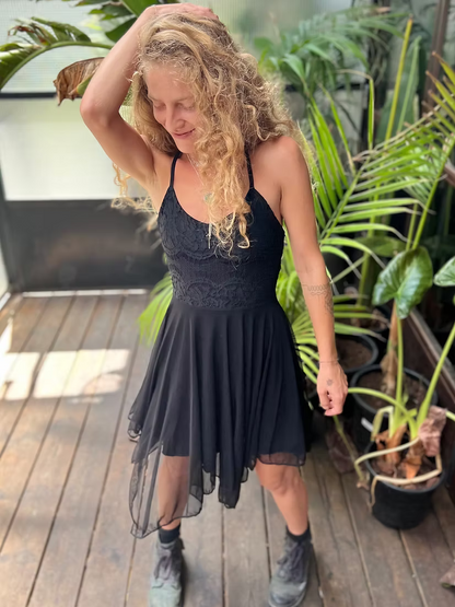 FAIRY Lace & Chiffon Dress