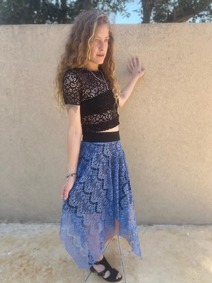 Whisper Lace Top – Black