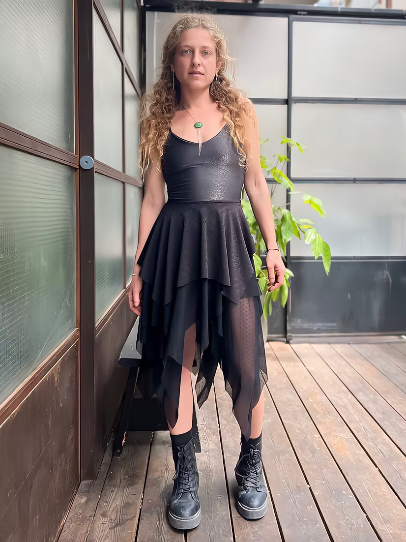 DARK LOVE Dress – Matte Black