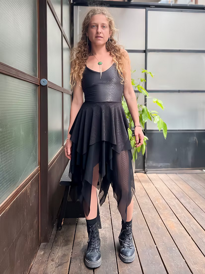 DARK LOVE Dress – Matte Black