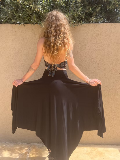FAIRY Long Skirt – Black Flow Edition