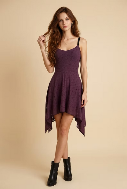 MAGIC Purple-Pink Lace Dress