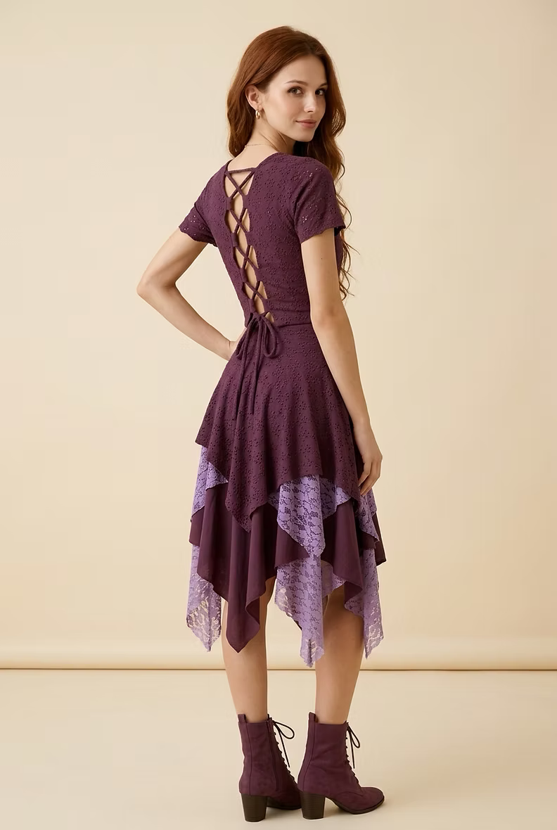 MYSTIC FLAME Top – Purple