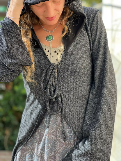 MAGIC Knit Long Hood Duster