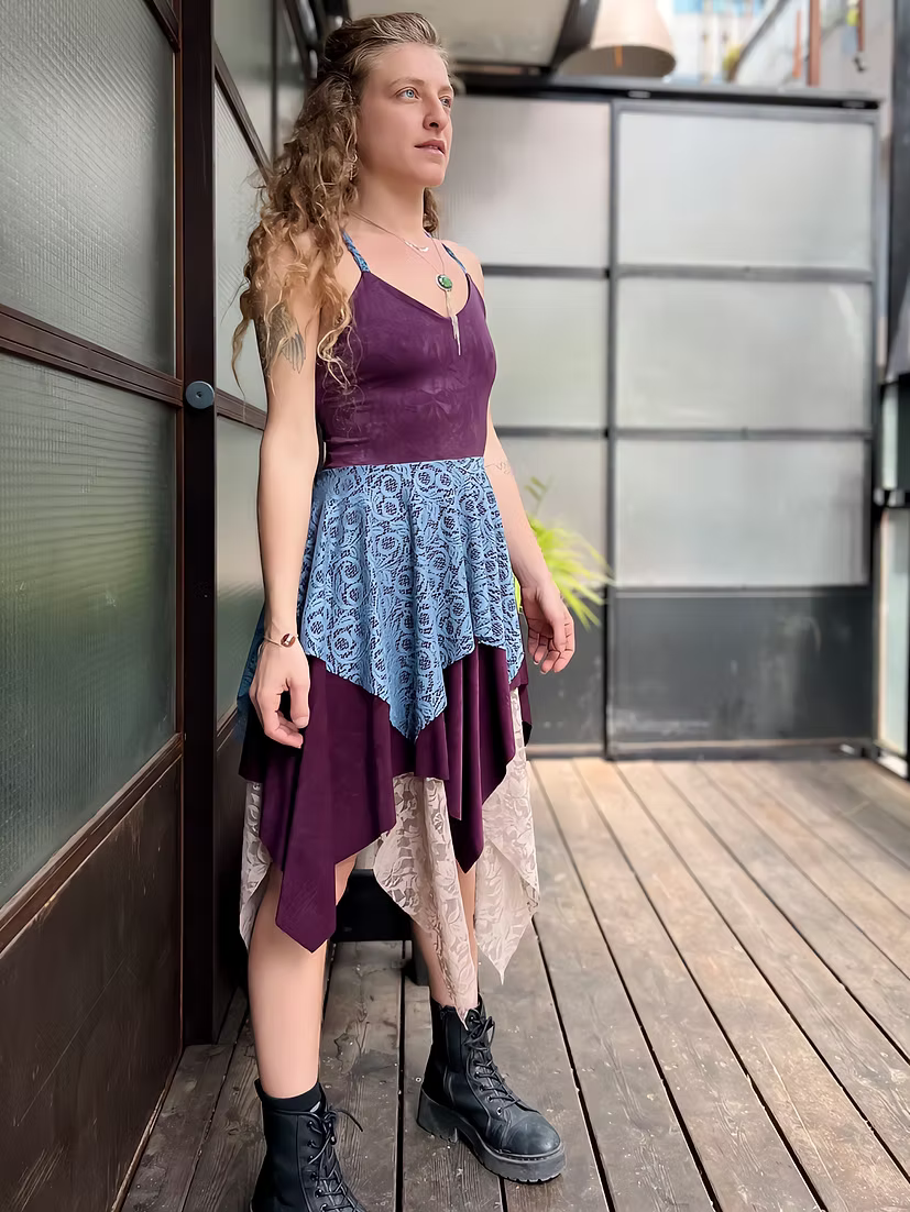 RAINBOW Dress – Deep Purple Magic