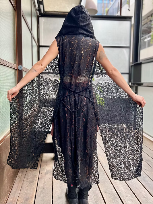 MAGIC Tribal Lace Hood Duster