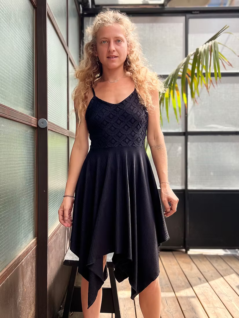 FAIRY Black Lace Dress