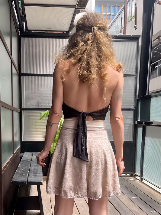 FAIRY Reversible Top – Lace Brown