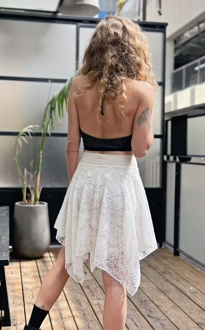 MOON Skirt – White Lace