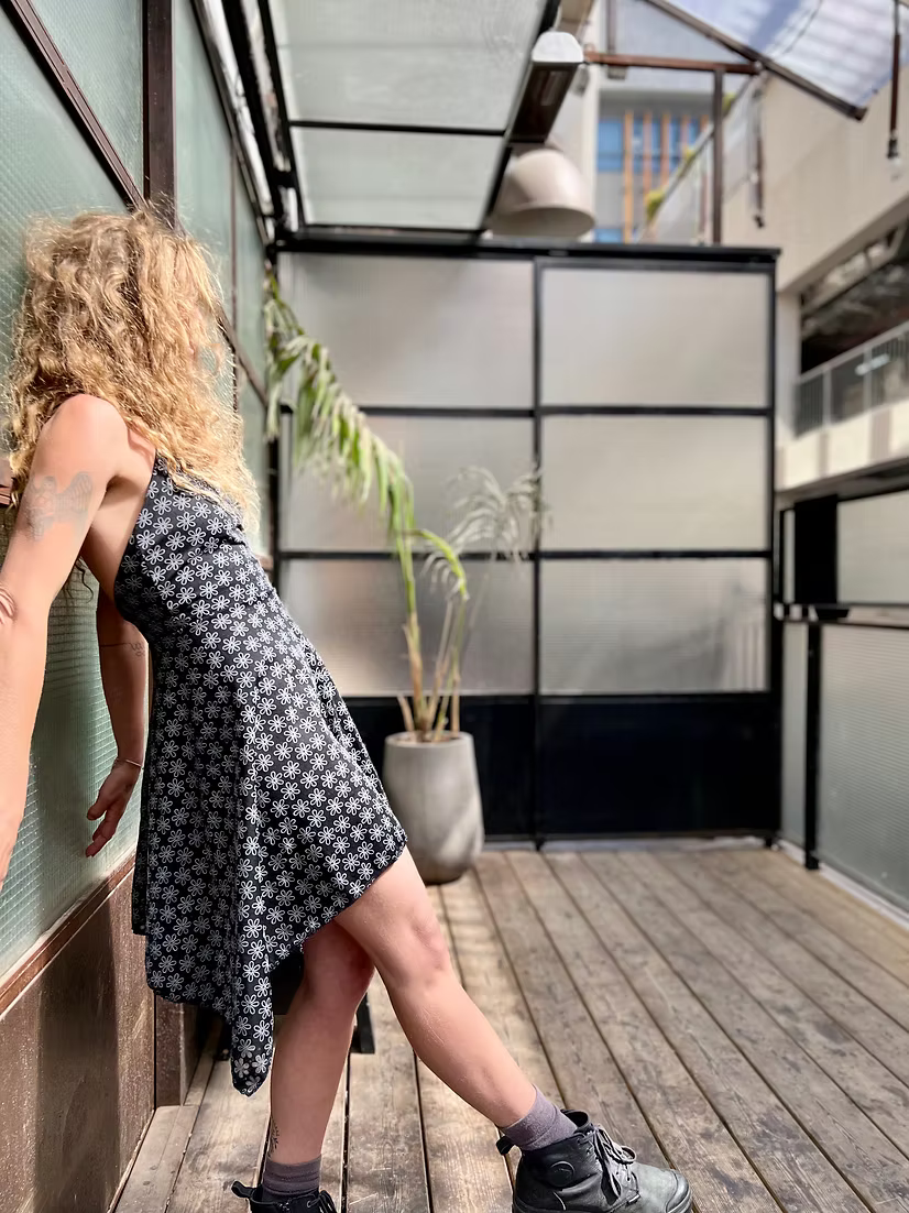 ARIEL White Floral Dress