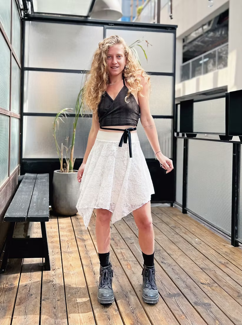 MOON Skirt – White Lace