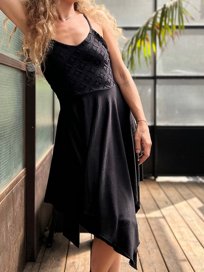 FAIRY Black Lace Dress