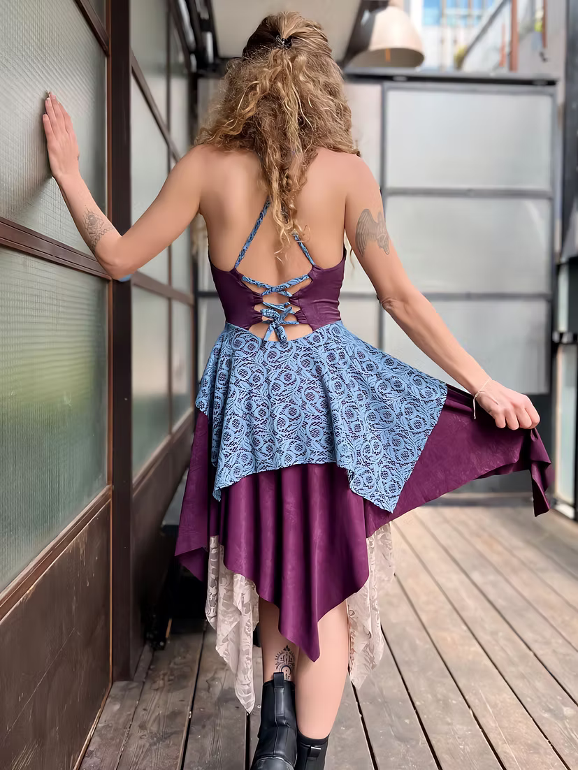 RAINBOW Dress – Deep Purple Magic