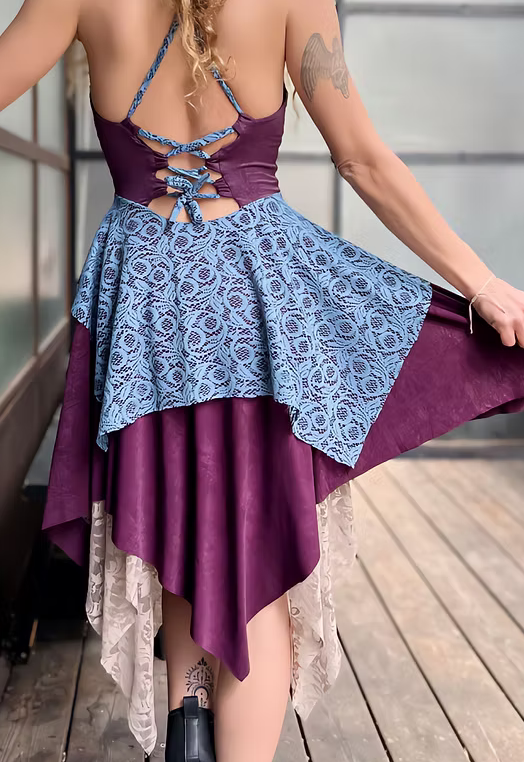 RAINBOW Dress – Deep Purple Magic