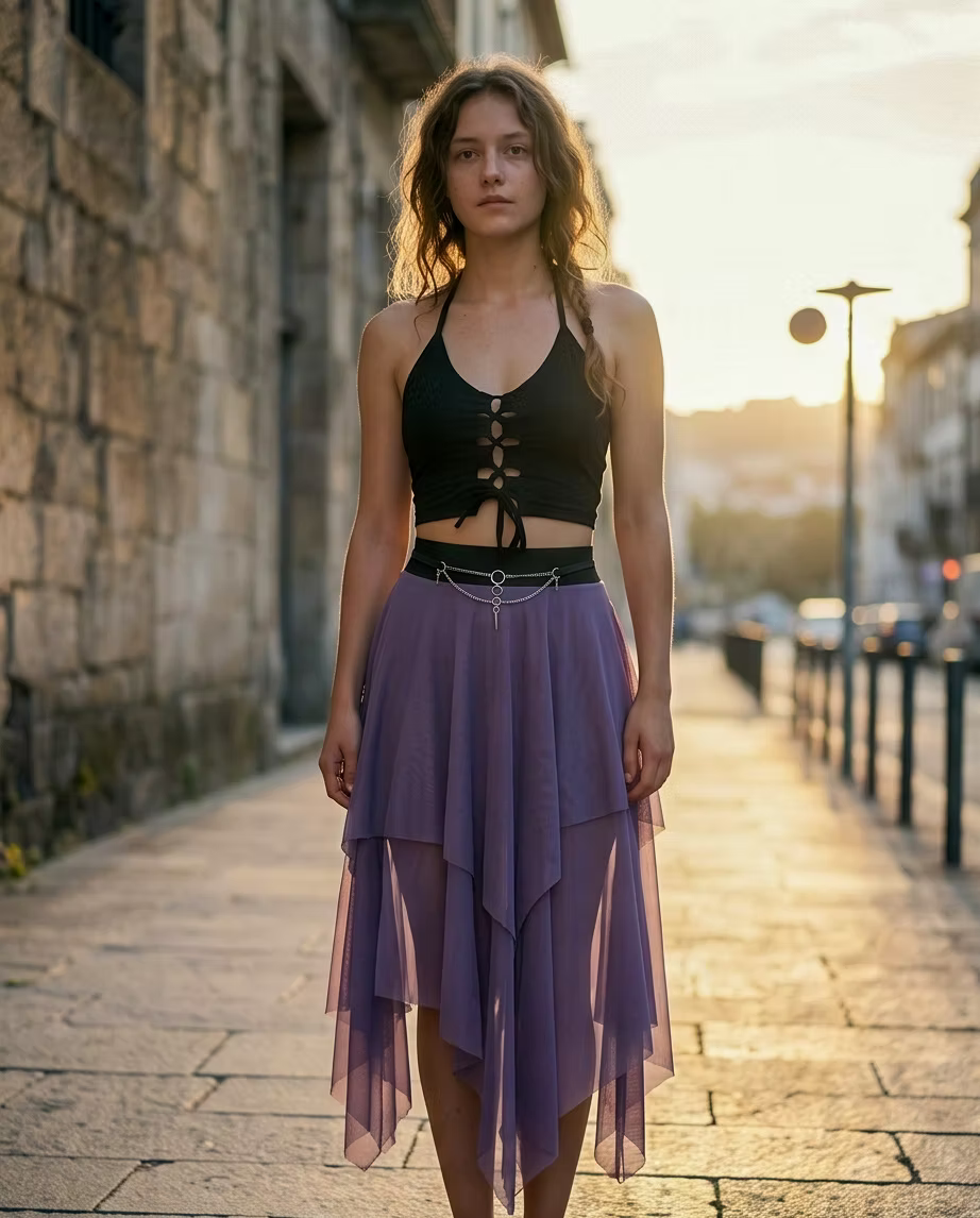 DARK FAIRY Skirt – Dusty Lavender