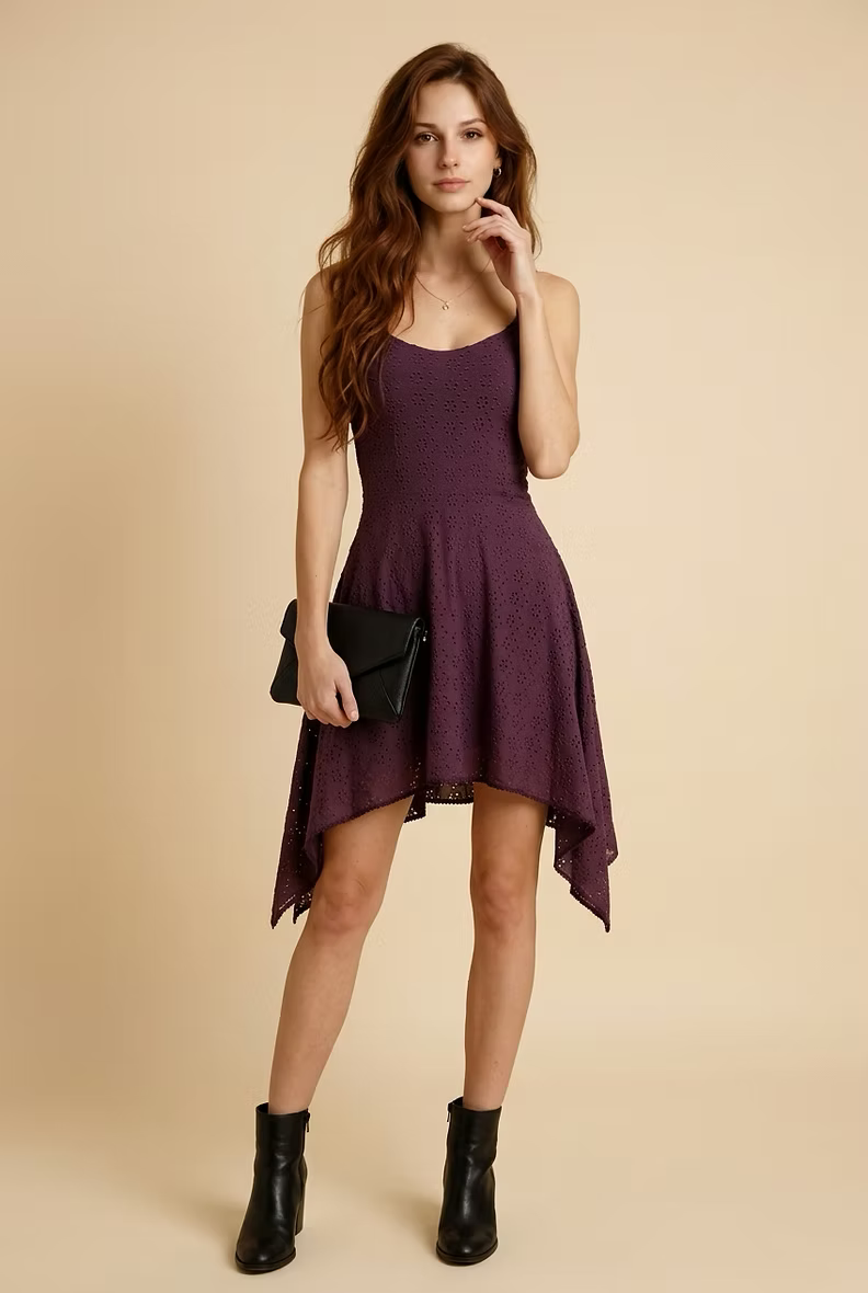 MAGIC Purple-Pink Lace Dress