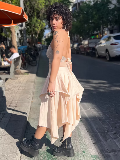 DARK FAIRY Skirt – Off-White