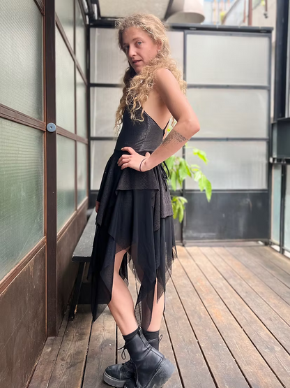 DARK LOVE Dress – Matte Black