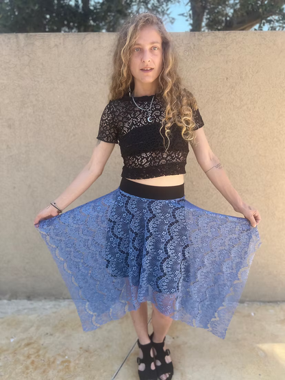 Whisper Lace Top – Black