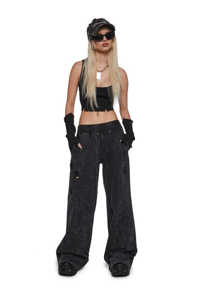 WINGED Wide-Leg Sweatpants