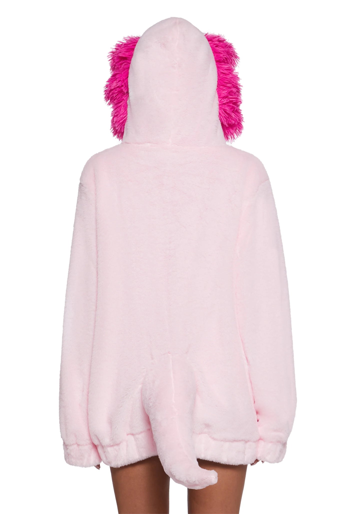 AXOLOTL DREAM FAUX FUR HOODIE