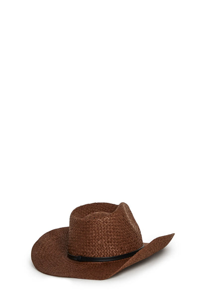 DUST COWBOY HAT - BROWN