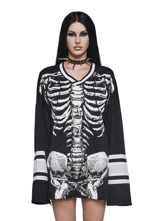 Glow In The Dark Skeleton Jersey