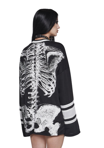 Glow In The Dark Skeleton Jersey