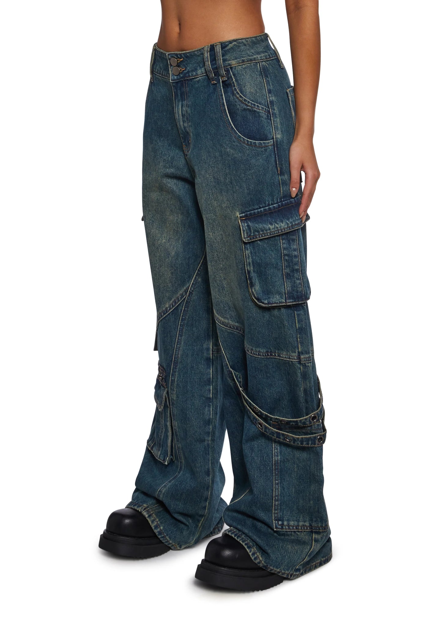 PULSE Washed Cargo Pants