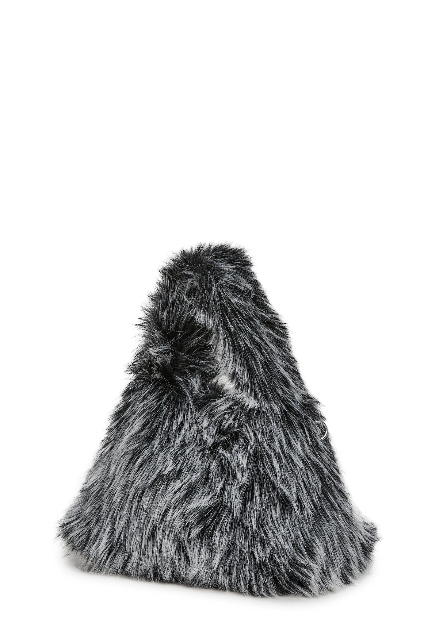 MIDNIGHT FAUX FUR BUCKET HAT & SHOULDER BAG