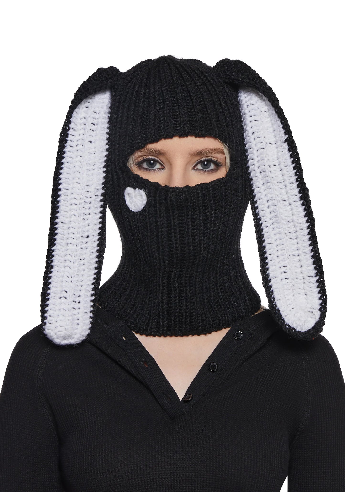 UNIESX BUNNY EARS FACE MASK