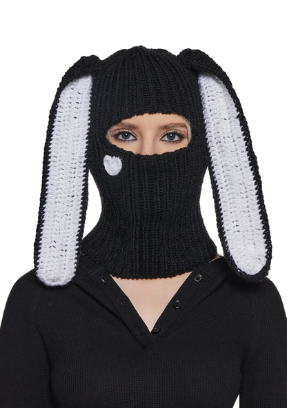 UNIESX BUNNY EARS FACE MASK