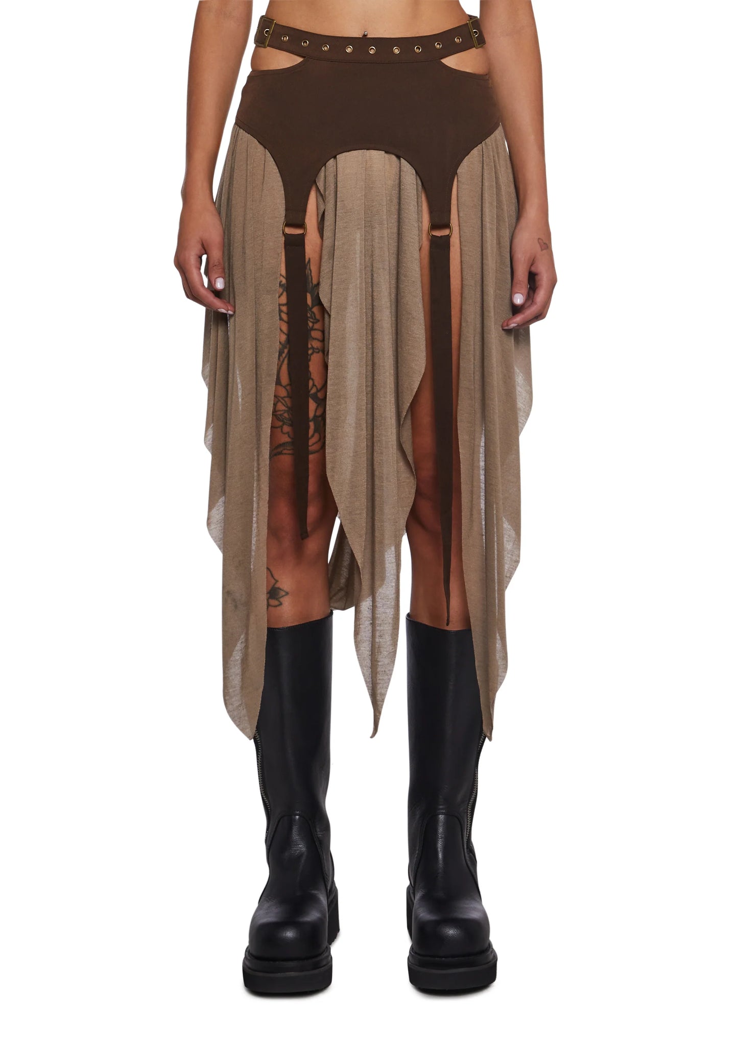 Shadow Dancer Skirt — Desert Sand