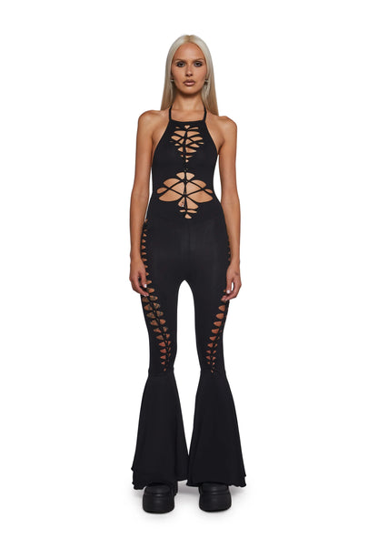 TIDAL SHREDDED JUMPSUIT