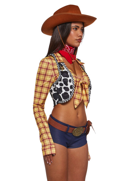 PLAY DUST COWGIRL RODEO SET