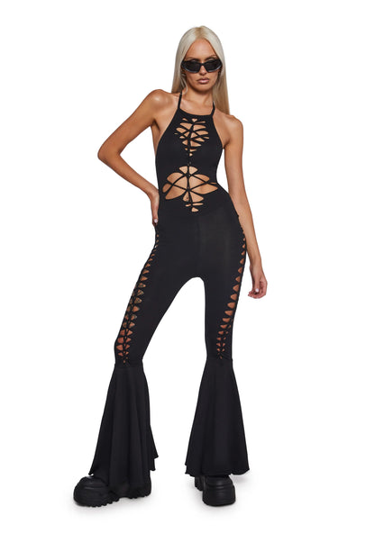TIDAL SHREDDED JUMPSUIT