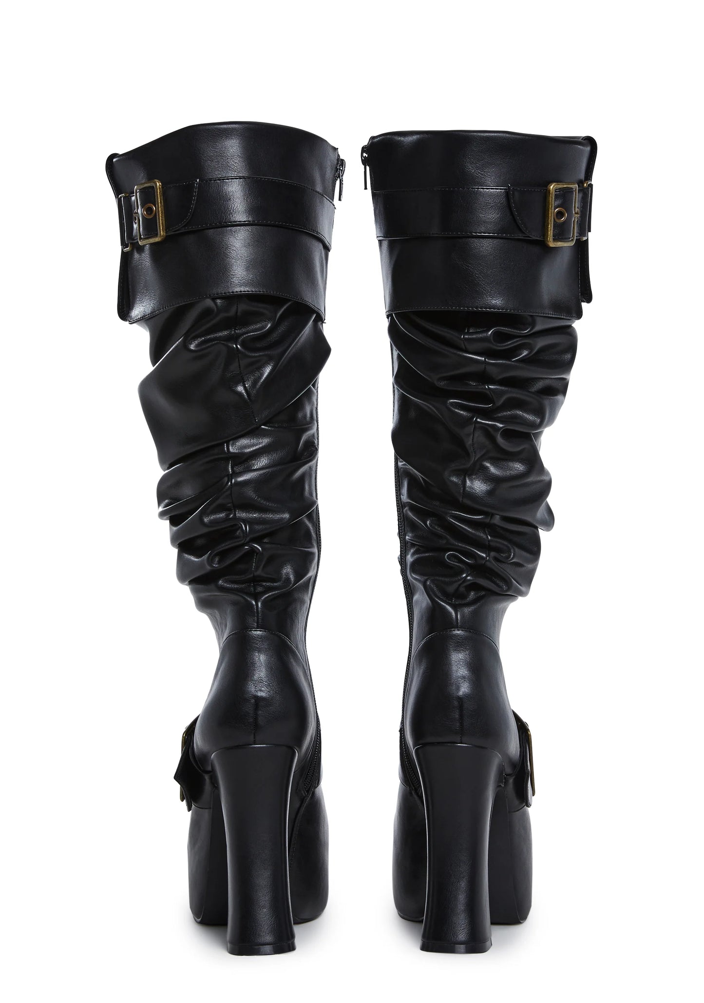 SAND SPELL Slouchy Boots - Black