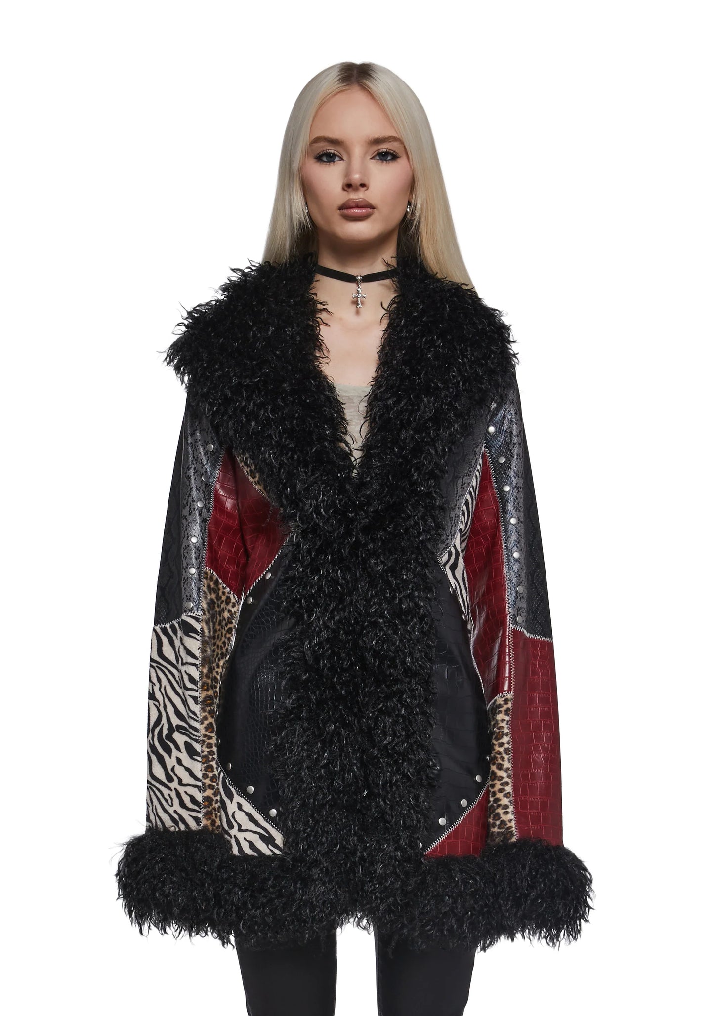 FERAL ICON Patchwork Coat